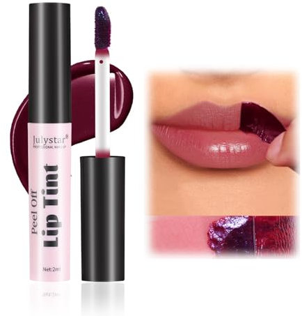 Lip Stain Peel Off, Lip Stain Long Lasting Waterproof Lip Tint Matte Lipstick, Tattoo Colour Nude Lipstick, Lip Stick for Women Girls (05#, One Size)