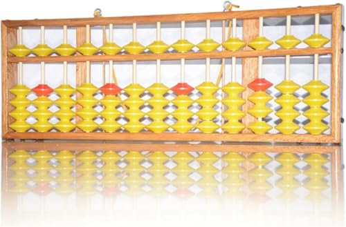 Abacus,Abacus numérique Standard, Boulier Chinois, boulier, boulier en Bois à 13 colonnes, Outil de comptage mathématique for étudiants, Enseignant, démonstration en Classe, boulier 22,8 x 8 x 1,3