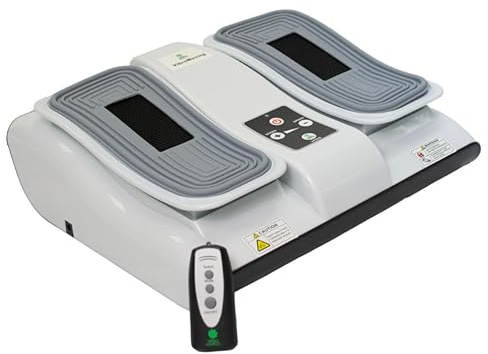 Masajeador de pies, piernas, rodillas y muslos VibroMoving con vibración y shiatsu (Blanco)