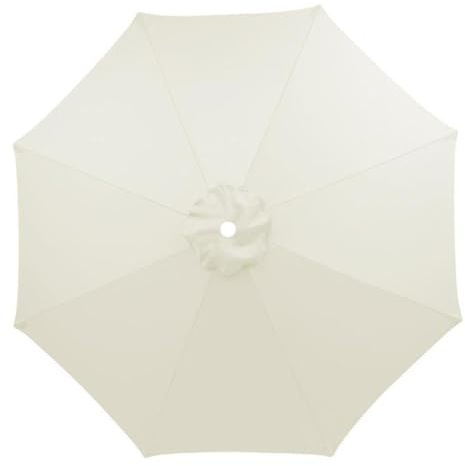 Sonnenschirm Ersatzbezug 3m 6/8 Streben, UV-Schutz Ampelschirm Bezug, Wasserdicht Schirmbezug Sonnenschirm Ersatzteile für Balkon, Garten, Pool und Strand,#13-8 Streben