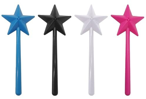 xianshi 4 Stück Salz Und Pfefferstreuer Lustig,Salzstreuer Lustig,Zauberstab Lustige Stern,Küchenutensilien Puderzuckerstreuer Gadgets,Gewürzstreuer-set Shaker Weihnachten