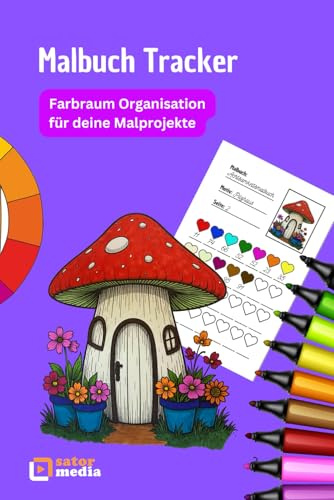 Malbuch Tracker für deine Malbuchmotive: Mit dem Malbuch Tracker erstellst du Farbmuster von deinen Stiften und Farbkarten für deine ausgemalten Lieblingsmotive.