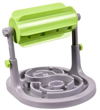 YARNOW Roller Leaking Food Food Dispenser Plastic Drum-type Dispenser for Slow Eating Feeder Feed Training Toy for Dogs and Cats