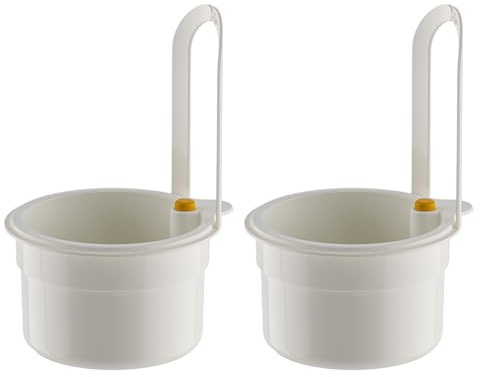 2PCS Sink Food Catcher, Sink Strainer Basket with One-Touch Opening, Efficient Sink Food Waste Strainer for Draining Pasta, Washing Vegetables, Preventing Clogs, Compact Design