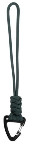 SOPOTUTU Dragonne avec Mousqueton en Alliage D'aluminium en Polyester Surface Lisse Bords Tranchants, pour Porte-clés et Cartes de Visite pour Téléphone Multifonction