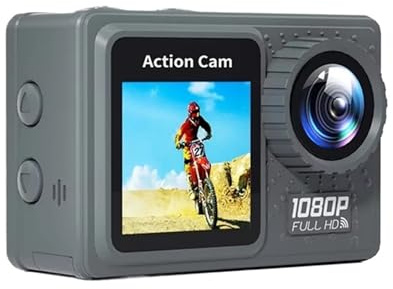 POAHNCU Sports camera, Action Camera Wide Angle Sport Camcorder With Accessories Kit for Cycling/Pet Vlogging