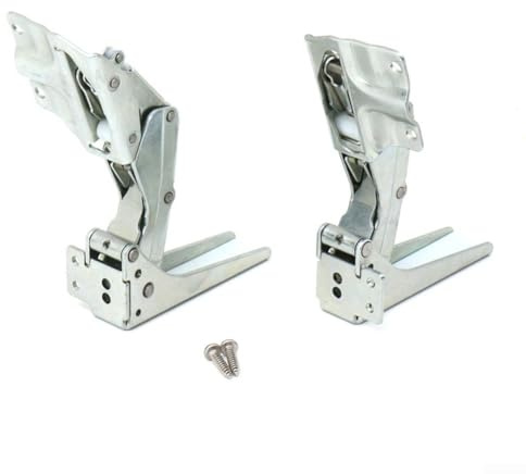 Yuanpgky Set di cerniere integrate per frigorifero Hettich 5.0 41.5, coppia sinistra e destra, struttura in metallo, compatibile con frigorifero