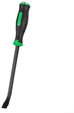Multi functional crowbar for tire removal and carpentry projects featuring manganese steel and protective rubber sleeve (24-inch)