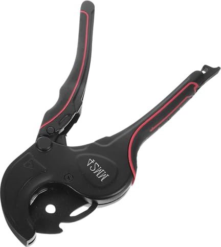 Ciieeo Forbici Tagliatubi Professionali per Tubi PVC PP PE Multistrato Taglierina Idraulica senza Sbavature Utensile Resistente per Uso Domestico e Giardino Taglio Preciso Fino a 42Mm