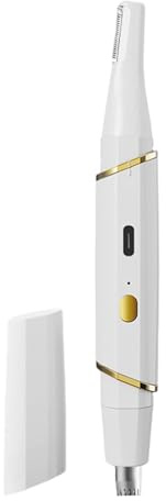Rasuradora de Cejas Afeitadora Eléctrica con Carga USB | Recortador de Nasal de Doble Cabeza Para Nariz, Facial, Barba, Mujeres, Hombres, Hogar, Viaje y Viaje de Negocios