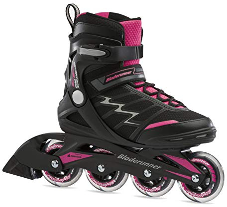 Bladerunner by Rollerblade Advantage Pro XT Women's Adult Fitness Inline Skate, Black and Pink, Inline Skates , 9
