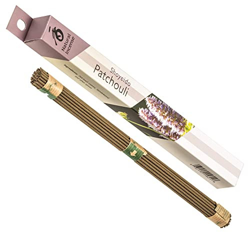 Räucherstäbchen 35 Stück Shoyeido Overtones Incense Sticks Rauchstäbchen aus Japan aus Natürlichen Stoffen Raucharm Low Smoke (Patchouli)