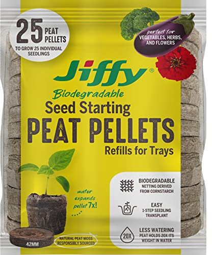 Jiffy J4REFILL Granulés de tourbe Marron 42 mm