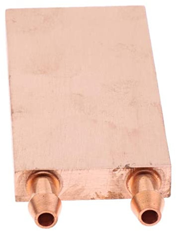 zalati Copper Cooling Block Water Cooling Heatsink DIY Warm Heat Sink System for PC Computer CPU Graphics Radiator 40x80mm