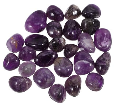 FOMIYES Natural Purple Quartz Crystal Stones 300g Irregularly Shaped Decorative Healing Stones for Crafting Jewelry and Home Decor