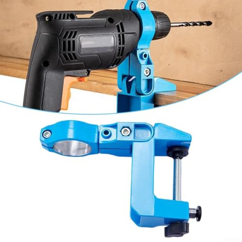 HEBEOT Drill Stand Clamp Electric Drill Fixing Bracket Aluminum Alloy Drill Clamp Electric Drill Clamp 360 Degree Rotating Electric Grinder Stand