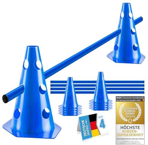 all Pets United® Haies Agility Chien 4 Sets - Barres & Cônes