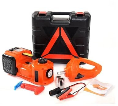 ZRHYRG rangierwagenheber 5 Tonnen Wagenheber Elektrischer hydraulischer Wagenheber Protables Reifenhebe-Reparaturwerkzeug Wagenheber Elektrischer Schraubenschlüssel Schlagschrauber Wagenheber
