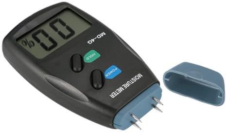 PRETYZOOM Holzfeuchtigkeitsmesser Digital Hochpräzises Messgerät Für Holzfeuchte Kompakt Und Langlebig Mit Klarem Display Für Präzise Feuchtigkeitsmessung in Holz Und Wänden Geeignet Für Han