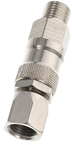 SHINEOFI Joint Pivotant pour Tuyau De Pouce Raccord Rotatif sans Air Accessoire pour Pulvérisateur De Peinture
