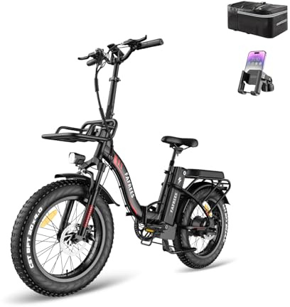 Fafrees F20 MAX E-Bike Klapprad Fatbike: 48V 22.5AH Abnehmbarer Akku, 20x4.0 Fat Tire, 7-Gang, 54Nm Drehmoment – Für Herren & Damen