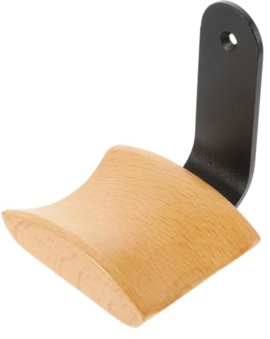 BESPORTBLE Support Casque Bois Mural pour Écouteurs et Câbles Crochet Pratique et Discret Installation Polyvalente pour Bureau Chambre et Salon