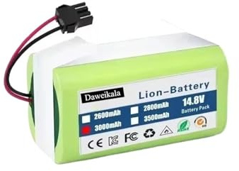 Batería De Iones De Litio De 14,4 V, Compatible Con Conga, Excellence 950, 990, 1090, 1790 Y 1990, Y Con Eufy Y Robovac 11S Y 12 X500.(3000mAh)