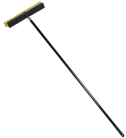 VALICLUD Balai-Brosse d'Extérieur Professionnel 80 CM Tête Filetée en Alliage d'Aluminium – Brosse de Sol Robuste pour Nettoyage Humide et Sec des Espaces Extérieurs Allées et Sols de