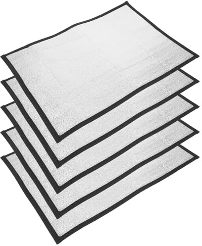 GATHINESS Heizmatten für Reptilien Terrarien 5 Stück Pack mit Aluminiumfolie und Gleichmäßiger Wärmeverteilung Heizung für Schildkröten und Geckos im Terrarium