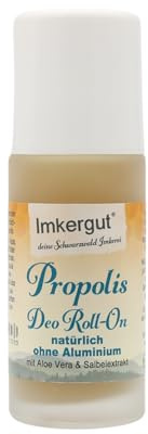 Propolis DEO Roll-On, mit Aloe Vera für eine sanfte Anwendung, 50ml, Imkergut