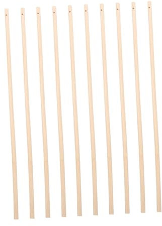 Lurrose Laternenstäbe Aus Holz 10 Stück 30cm Laternengriffe Für Feste Handliche Bastellaternenstangen Zum Selbermachen Stabiles Laternenbastelzubehör