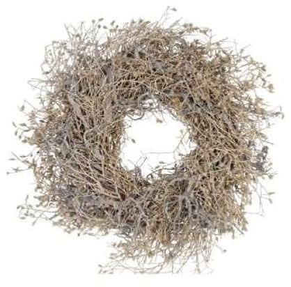 DBT Kranz Wolkenkranz Naturmaterialien Grau-Braun D 40 cm