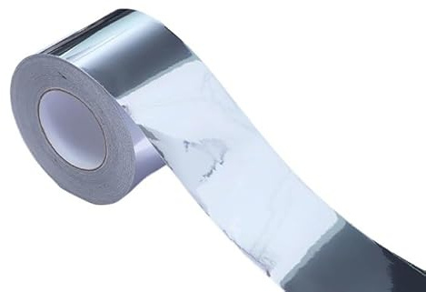 Battiscopa Passacavi Carta da parati autoadesiva impermeabile con linee di cintura, battiscopa, bagno, soggiorno, cucina, mobile, decorazione parete(Bright silver,5cm-wide 10M)