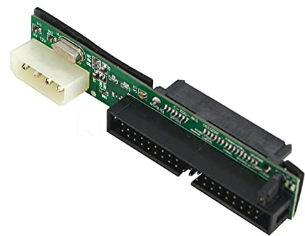 Waoclowr SATA till IDE adapter omvandlare 2,5 SATA-uttag till 3,5 IDE 40 stifts port 1,5 GBS stöd 133 100 HDD CD DVD