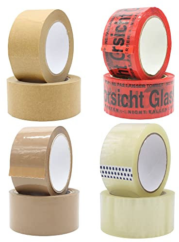 36 Rollen Papier Klebeband Paketband Packband 50m X 50mm braun 120my dimapax