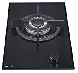 MILLAR GH3011PB 30cm Built-in 1 Burner Domino Gas on Glass Hob / Cooker / Cooktop with FFD