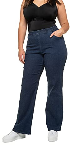 Ulla Popken Marlene Denim, Mary, Jeans Mujer, Azul Marino, 36W / 32L