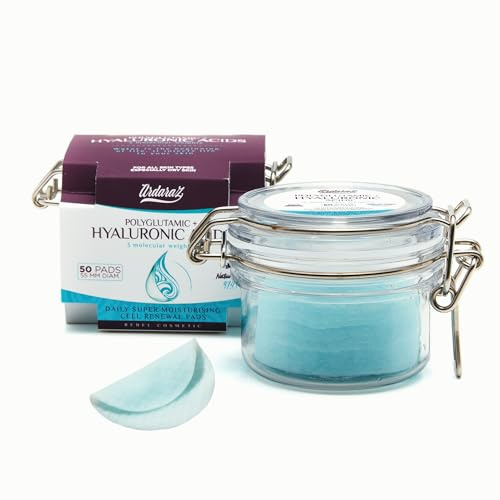 Ardaraz Toner Pads Gesicht Feuchtigkeit, Hyaluronsäure, 50 Stück