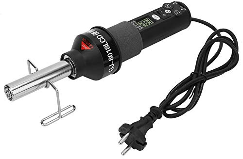 Tyenaza Pistola de Aire Caliente, 220V 450W LCD Calor Electrónico Ajustable Pistola de Calor, Herramientas de Reparación de Soldadura de Aire Caliente, para Circuitos Integrados IC SMD BGA