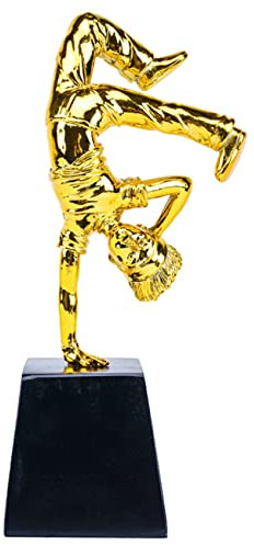 Pokale, Medaillen Auszeichnungen Trophäe Des Tanzwettbewerbs Hip-Hop-Wettbewerb Erster Zweiter, Drei Preise Gold Und Silber-Bronze-Trophäe Geschenk Von Dancer Hop Dance Enthusiasten Lieblingsdekoratio