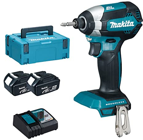 Makita DTD153RMJ Akku-Schlagschrauber 18 V / 2x 4,0 Ah Akku + Ladegerät im Makpac