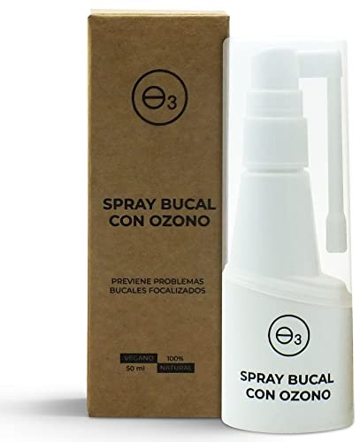 OZONO D´OR Spray orale all'ozono - Elimina afte, gengiviti, ulcere, ustioni, irritazioni, parodontiti, alito cattivo, ulcere e ferite, Adatto a bambini dai 3 anni in su, 40 ml