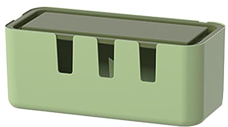 Imtrub Kabelbox,11,3 x 4,6 x 5 Zoll,Kabel-Organizer-Box zum Verstecken und Verbergen von Steckdosenleisten,Schreibtisch-Kabelmanagement-Lösung,Kabel-Organizer für TV-Computerkabel