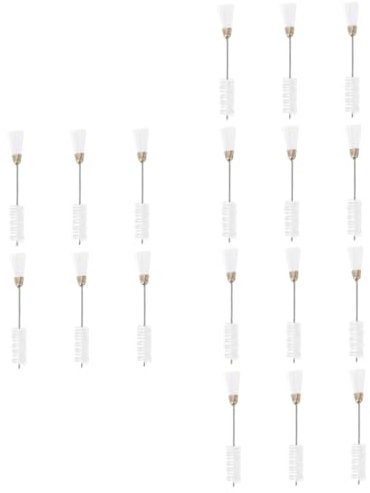 DIYEAH 18pcs Double-Ended Sewing Machine Brush for Dust Cleaning Fine Nylon Bristles Home Cleaner Tools Narrow Neck Brush
