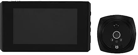 Lisher 1 Set Elektronischer Türspion PIR Türspion Kamera Viewer 2 MP 145 ¡ã Nachtsicht 4,5 LCD Digital Doorbell Schwarz