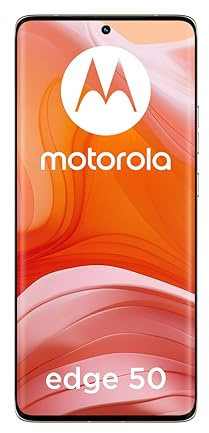Motorola Smartphone Edge 50 12GB 512GB Peach Fuzz 5G Pantalla pOLED 50MP Android 14