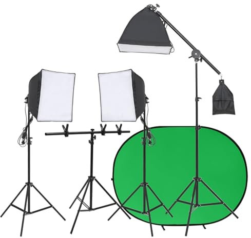 ShGaxin Kit per Studio Fotografico con Set di Luci e Fondale,Studio Foto,Fotografia,Illuminazione e Studio,Luci e Flash da studio-3143970