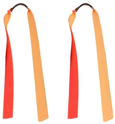 Qixuer 2 Pcs Slingshot Rubber Bands,Powerful Elastic Flat Rubber Band Hunting Catapults Rubber Bands Replacement Rubber Band Flexible Rubber Latex Catapult Bands for Hunting Catapult