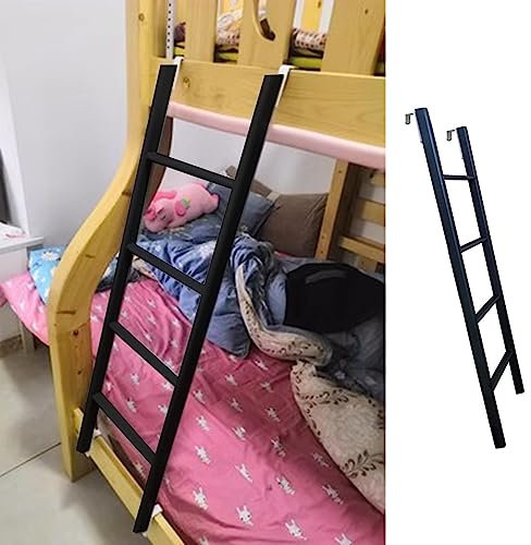 Hochbett Leiter Ersatzleiter Etagenbett für Wohnheime, Hängeleiter für Einzelbett, 116 cm/130 cm/140 cm/150 cm, verstellbare Trittleiter zum Einhängen, Kletterleiter für Schlafzimmer, Biblio