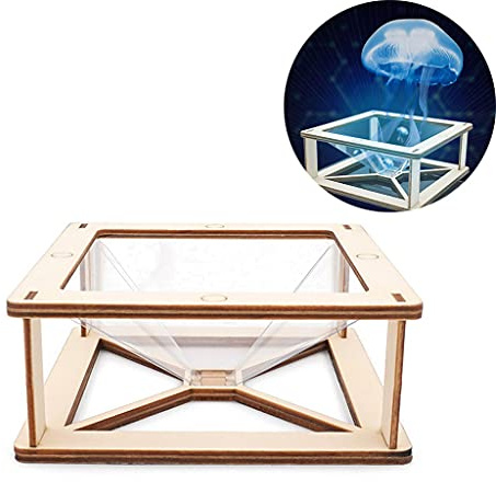 Supporto del proiettore dell'esposizione della piramide dell'ologramma 3D video per l'istruzione di scienza del bambino